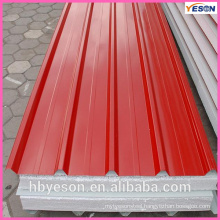 800mm breadth galvanized metal roofing/wavy steel roof panel/0.45mm steel roof sheets